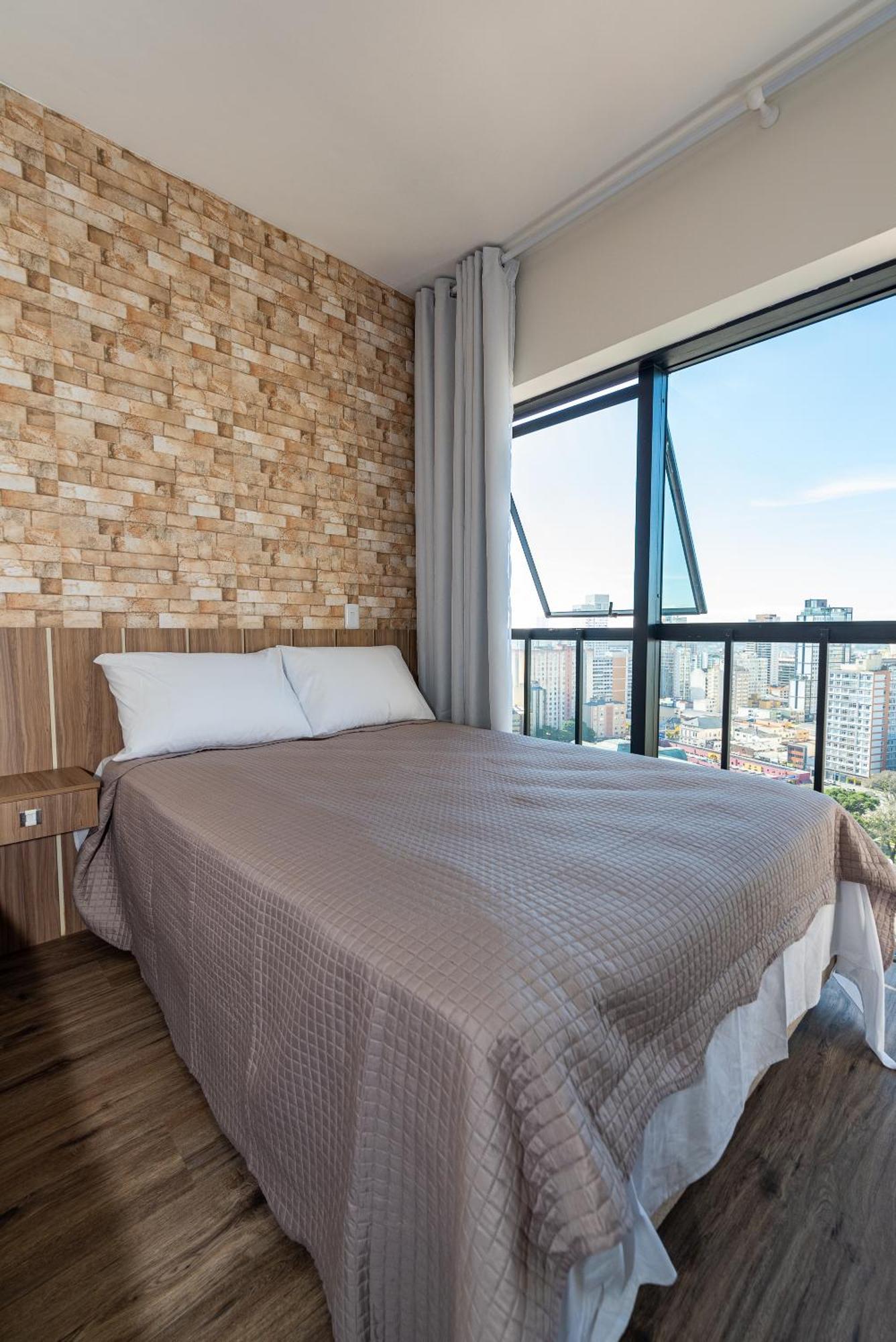 Apartamento Deluxe de 1 Quarto com Vista da Cidade